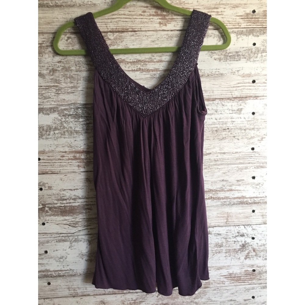 Purple Matty M tank top